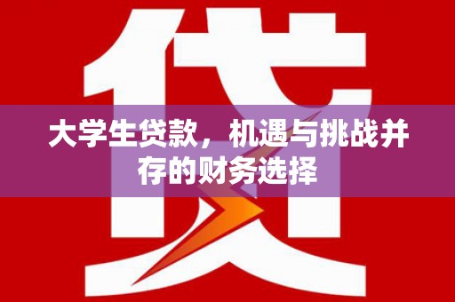 虞城大学生贷款，机遇与挑战并存的财务选择