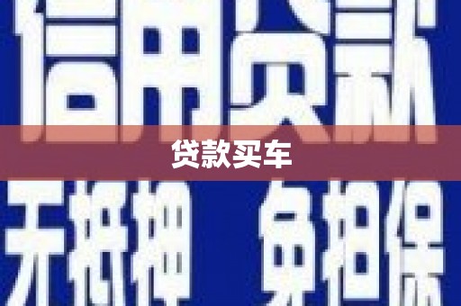 虞城贷款买车