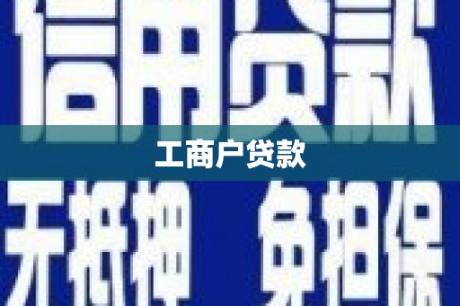 虞城工商户贷款