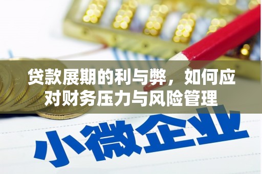 虞城贷款展期的利与弊，如何应对财务压力与风险管理