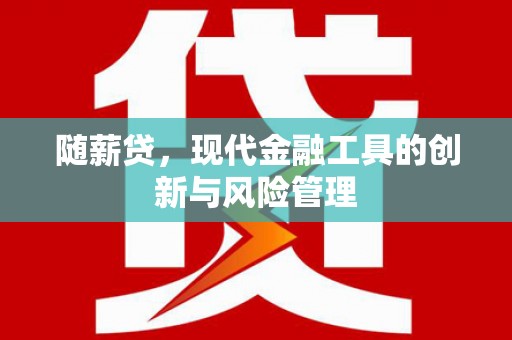 虞城随薪贷，现代金融工具的创新与风险管理
