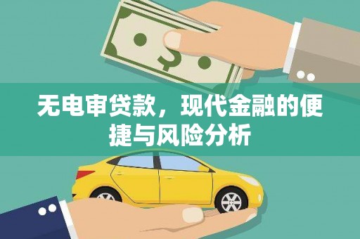 虞城无电审贷款，现代金融的便捷与风险分析