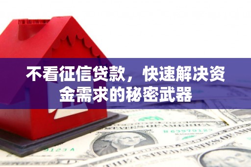虞城不看征信贷款，快速解决资金需求的秘密武器