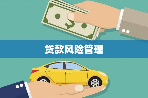 虞城贷款风险管理