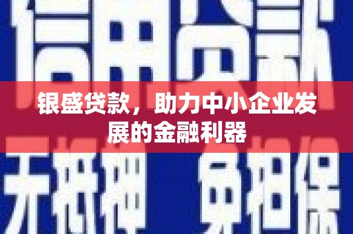 虞城银盛贷款，助力中小企业发展的金融利器