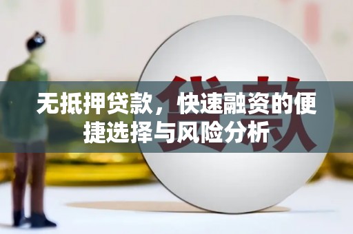 虞城无抵押贷款，快速融资的便捷选择与风险分析