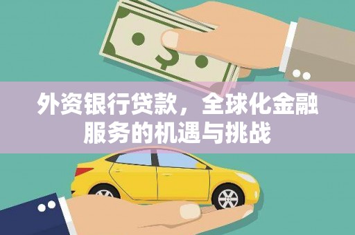 虞城外资银行贷款，全球化金融服务的机遇与挑战