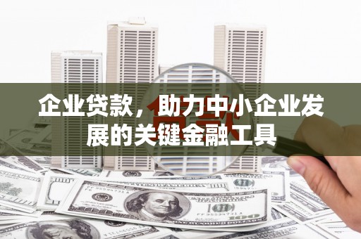 虞城企业贷款，助力中小企业发展的关键金融工具