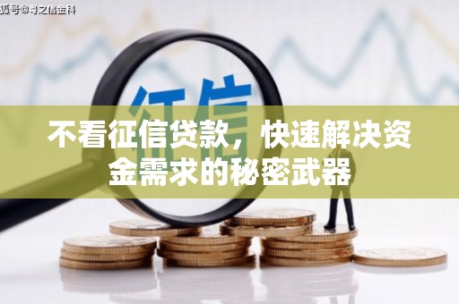 虞城不看征信贷款，快速解决资金需求的秘密武器