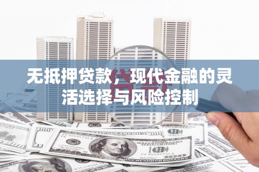 虞城无抵押贷款，现代金融的灵活选择与风险控制