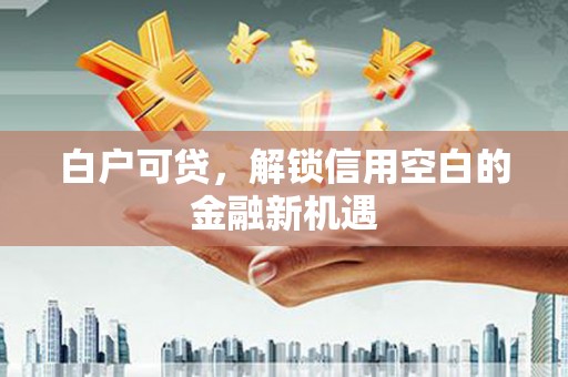 虞城白户可贷，解锁信用空白的金融新机遇