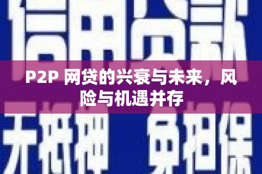 虞城P2P 网贷的兴衰与未来，风险与机遇并存