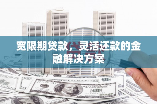 虞城宽限期贷款，灵活还款的金融解决方案