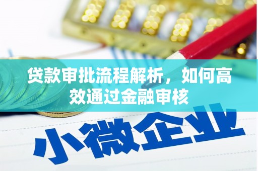 虞城贷款审批流程解析，如何高效通过金融审核