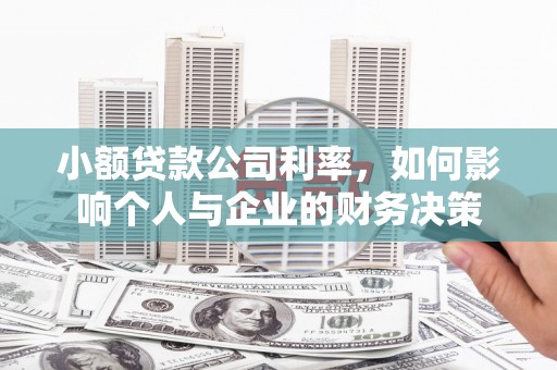 虞城小额贷款公司利率，如何影响个人与企业的财务决策