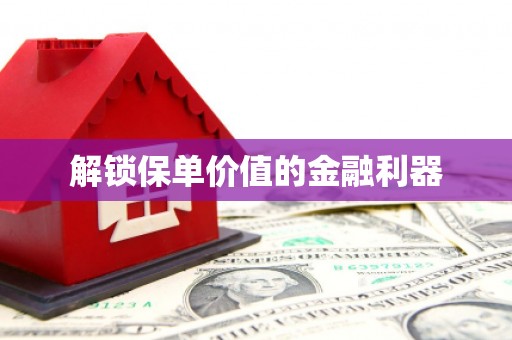 虞城解锁保单价值的金融利器