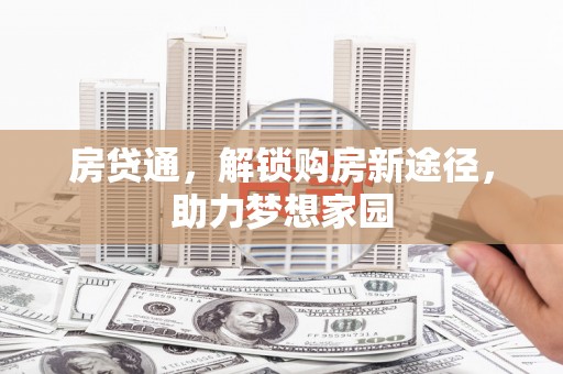 虞城房贷通，解锁购房新途径，助力梦想家园