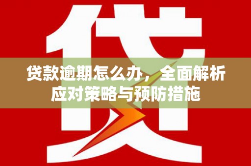 虞城贷款逾期怎么办，全面解析应对策略与预防措施