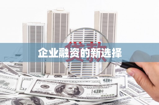 虞城企业融资的新选择