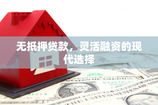 虞城无抵押贷款，灵活融资的现代选择