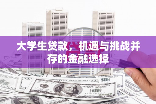虞城大学生贷款，机遇与挑战并存的金融选择