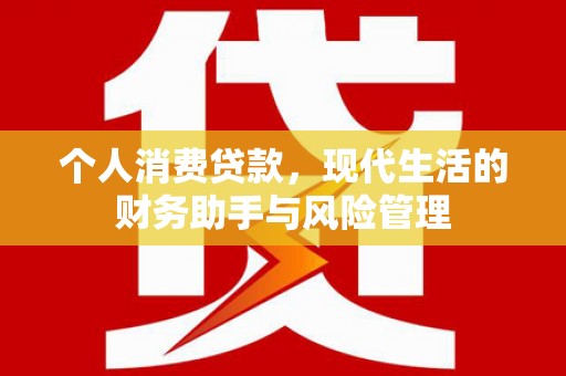 虞城个人消费贷款，现代生活的财务助手与风险管理