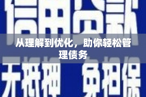 虞城从理解到优化，助你轻松管理债务